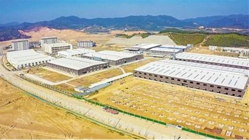 建阳经济开发区项目建设中